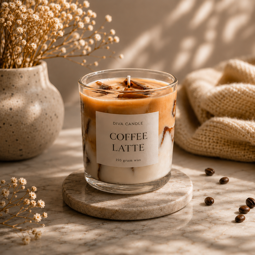 Coffee Latte Candle