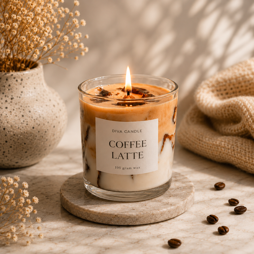 Coffee Latte Candle