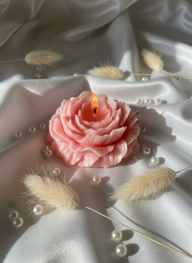 Peony Bloom Candle
